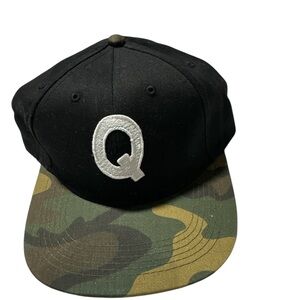 Rey to Z Black and Camouflage Cap with Q Logo